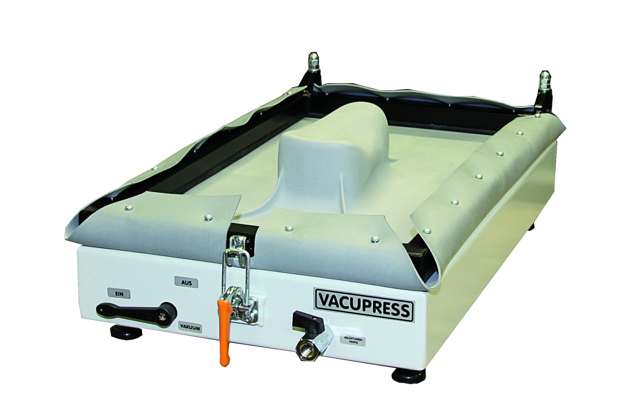 Vakuumaggregat VA520 von Witzel Vacupress mit Gehäuse, Bedieneinheit und Anschlüssen