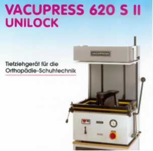 VACUPRESS 620 SII UNILOCK – Tiefziehgerät mit patentiertem Schnellspann-System aus dem Jahr 1990